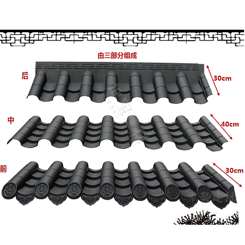 古瓦新制，樹脂仿古瓦為現(xiàn)代仿古建筑添磚加瓦